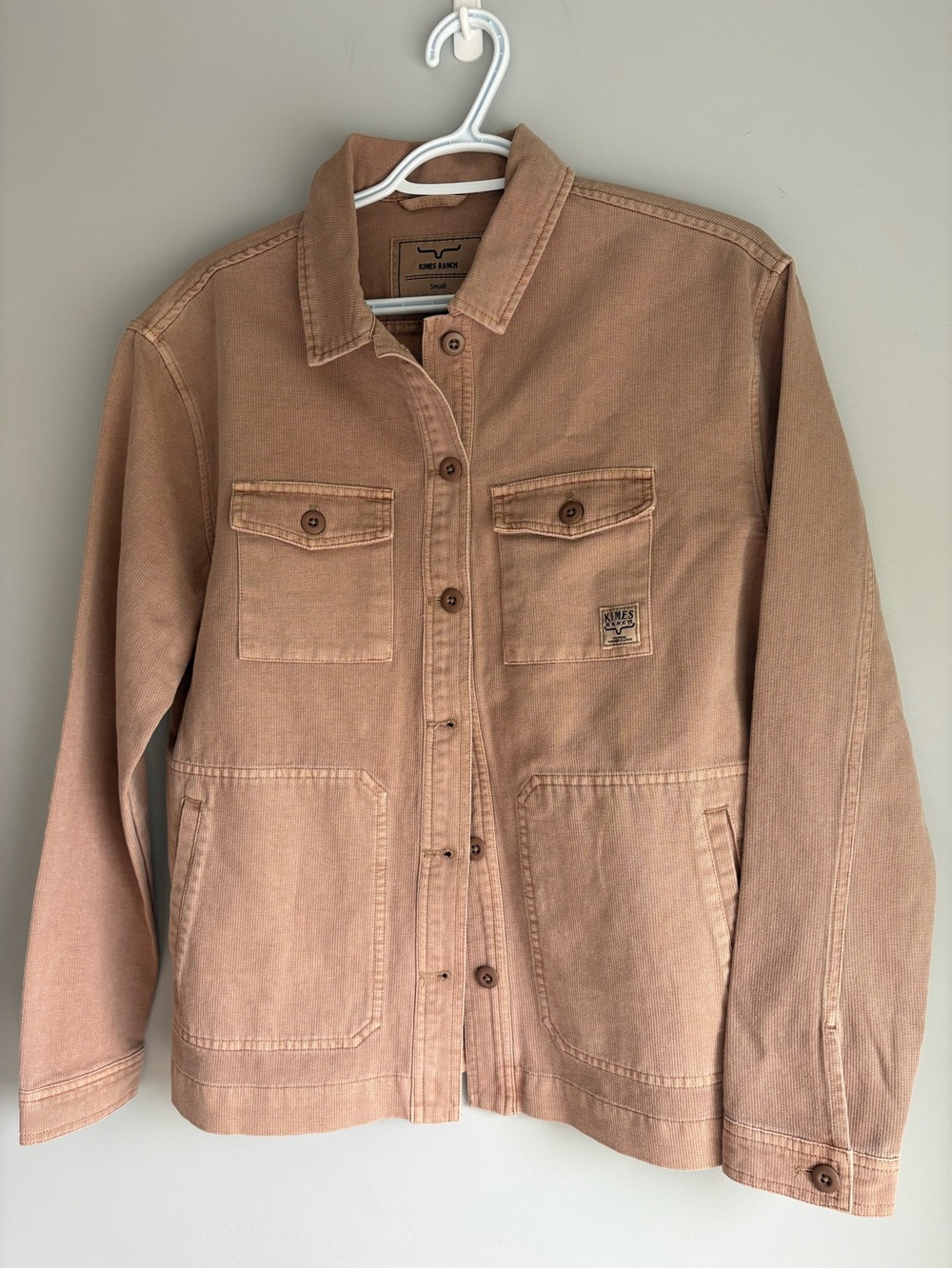 Kimes Ranch Women’s Tan Lightweight Canvas Shirt Jacket